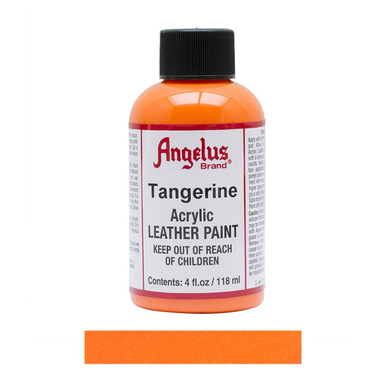 Angelus Acrylic Leather Paint Bottle Tangerine 265