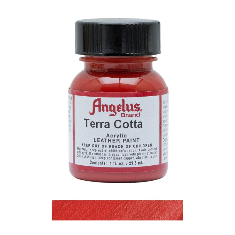 Angelus Acrylic Leather Paint Bottle Terracotta 183