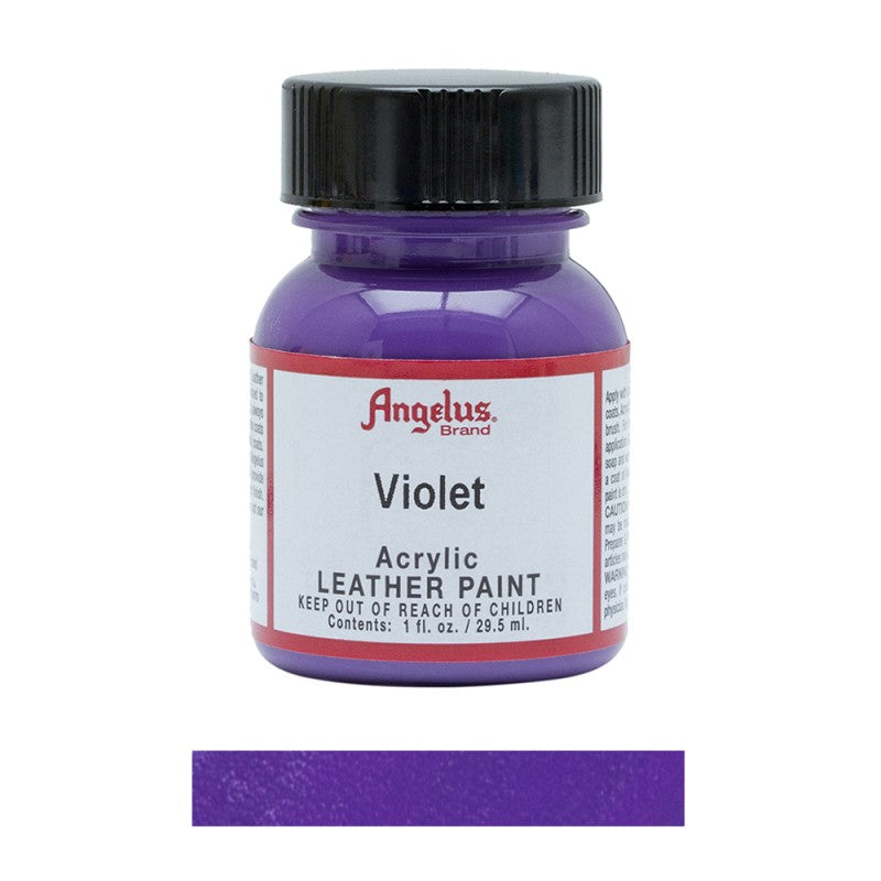Angelus Acrylic Leather Paint Bottle Violet 178