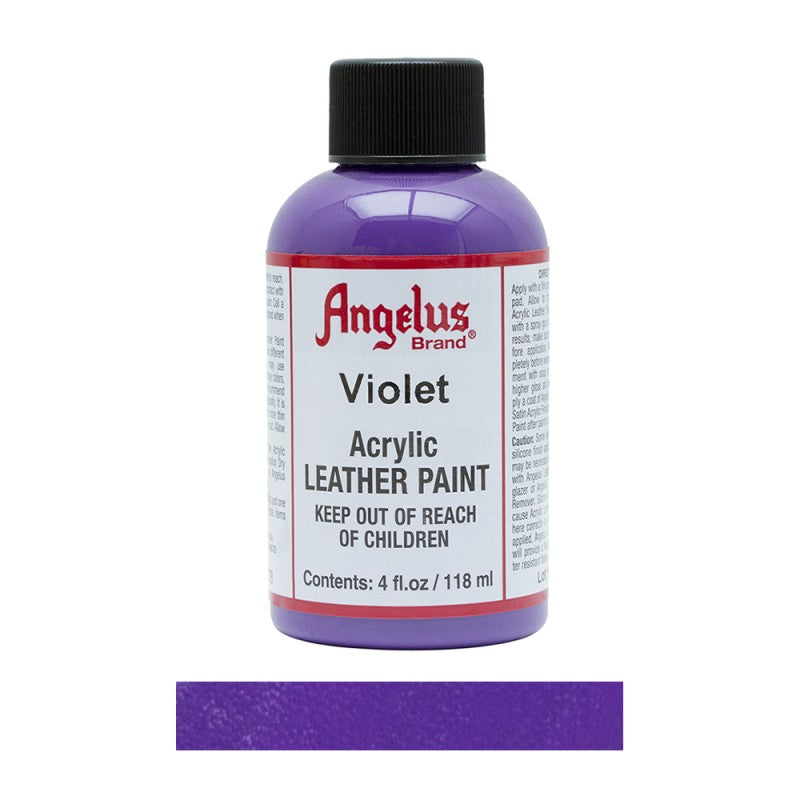 Angelus Acrylic Leather Paint Bottle Violet 178