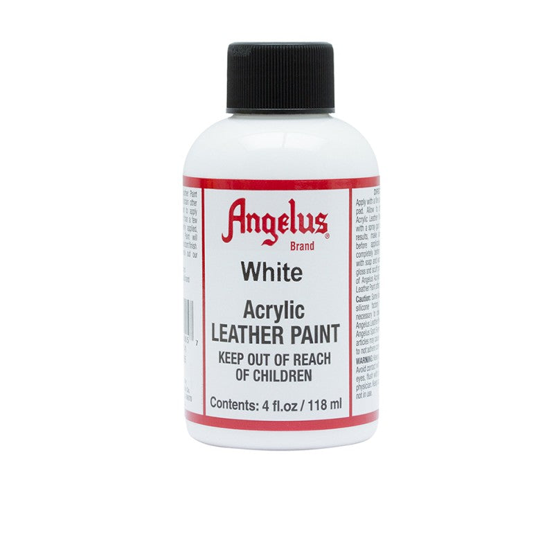 Angelus Acrylic Leather Paint Bottle White 005