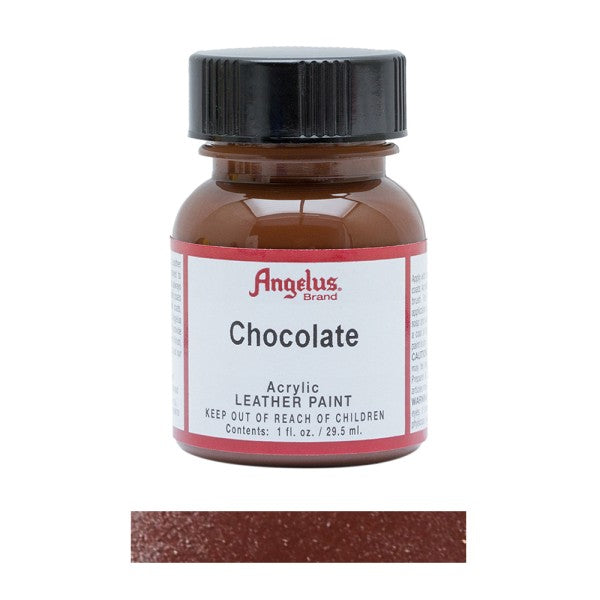 Angelus Acrylic Leather Paint Bottle Chocolate 015